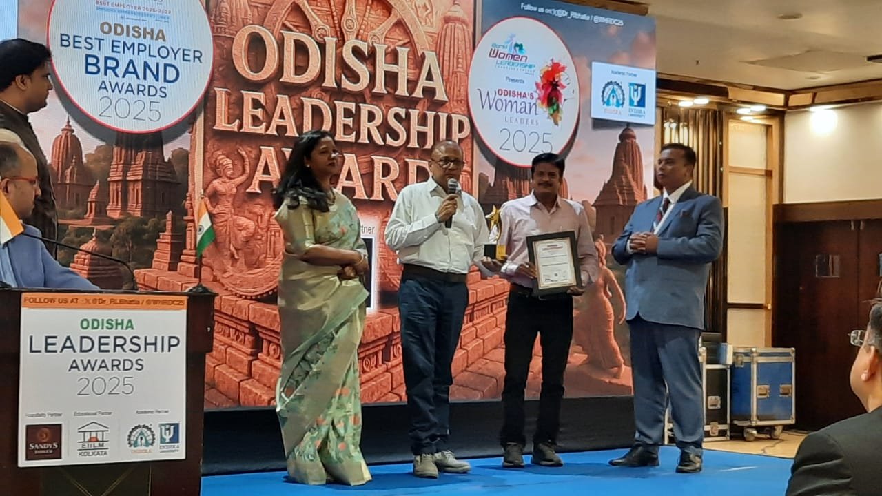 TPSODL Awarded for Innovative HR Practices at Odisha Leadership Awards 2025