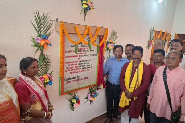 Empowering Communities: Jindal Foundation Opens New Space in Bileipada Jindal Foundation Community Hall Bileipada