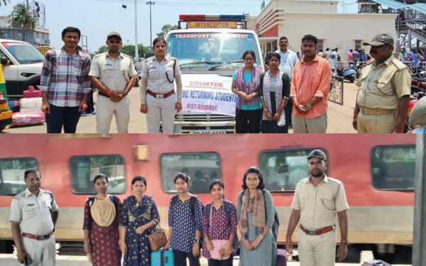 Odisha student evacuation
