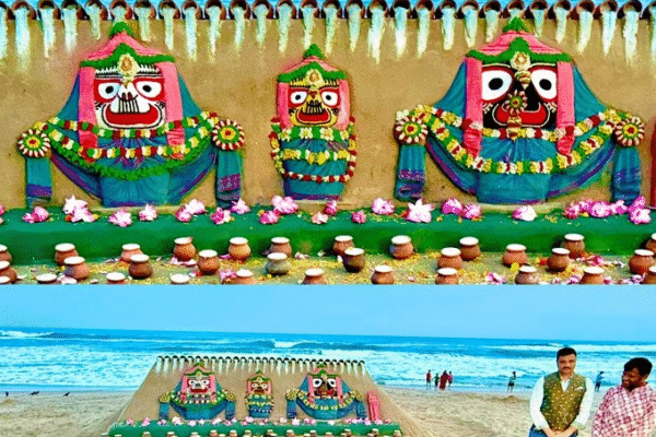 Sudarsan Pattnaik Deba Snana Purnima Sand Art