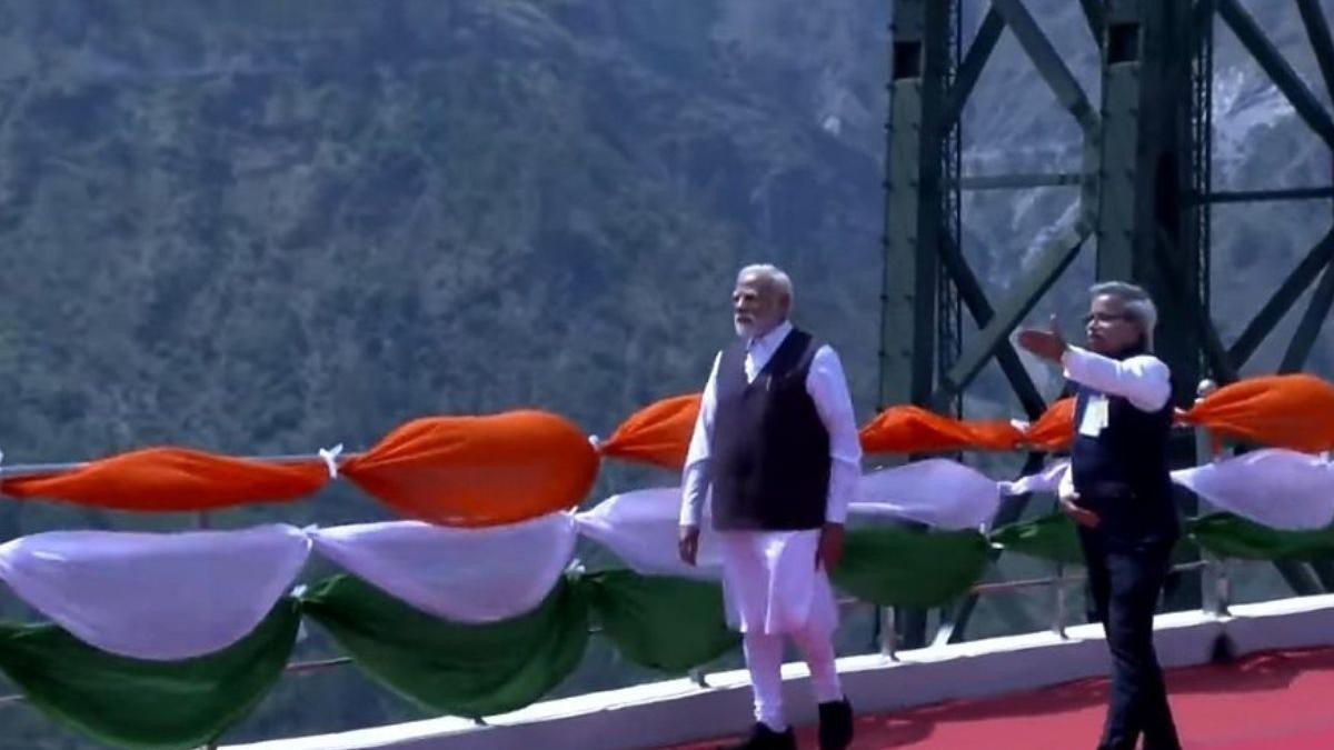 Chenab Bridge inauguration