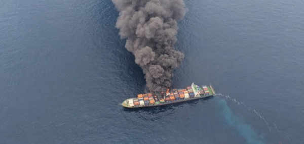 Singapore cargo ship fire Kerala