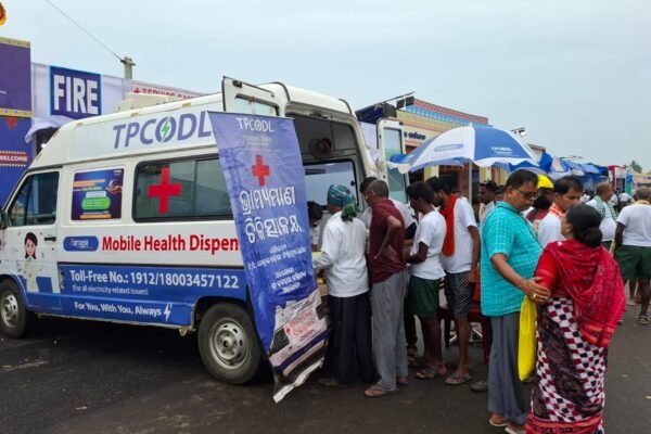 TPCODL’s Mobile Health Dispensaries Serving Devotees During Rath Yatra