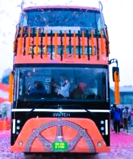 Double-Decker Ama Bus Bhubaneswar to Pur